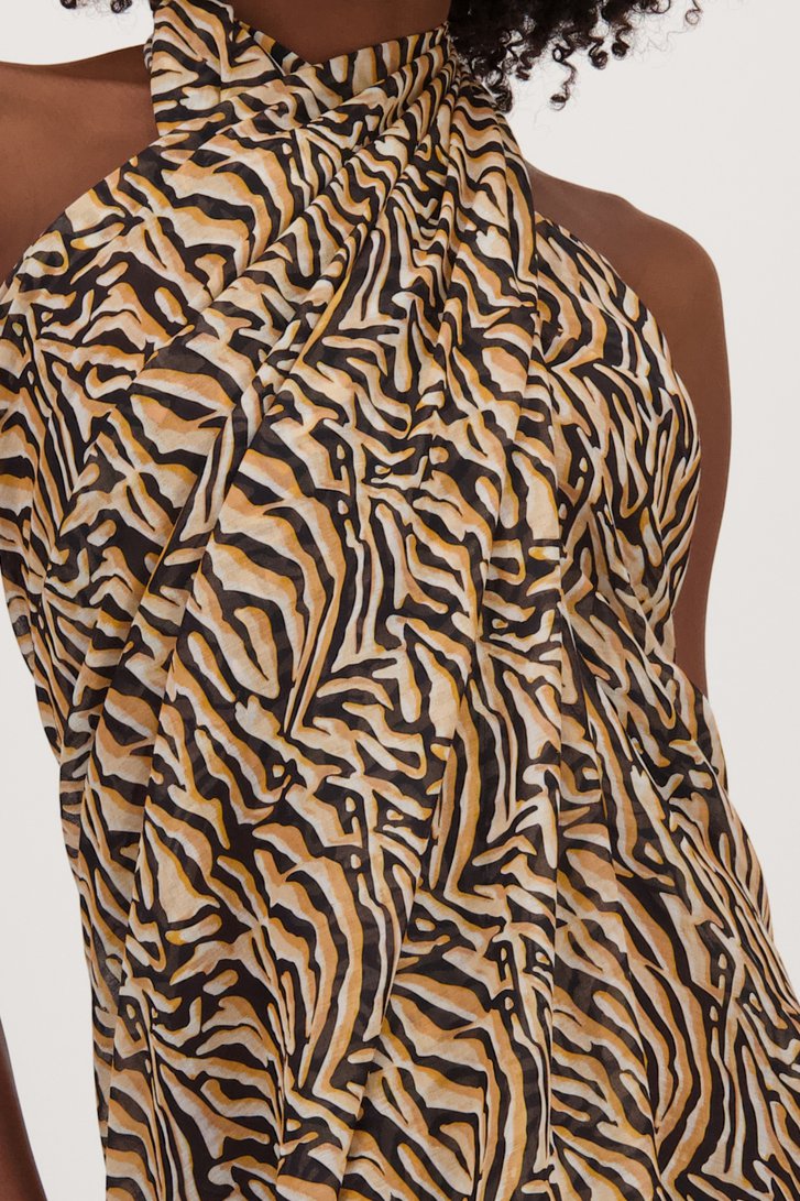 Pareo met animal print van Louise voor Dames