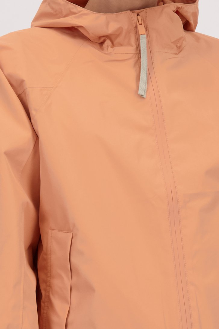 Detail van Perzikroze regenjas door Tantä voor Dames