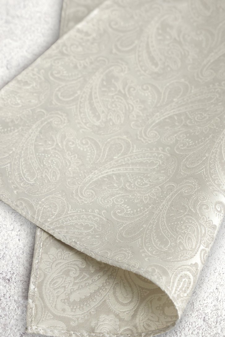 Photo produit 1 de Pochette beige clair avec motif cachemire de Liberty Island pour Hommes