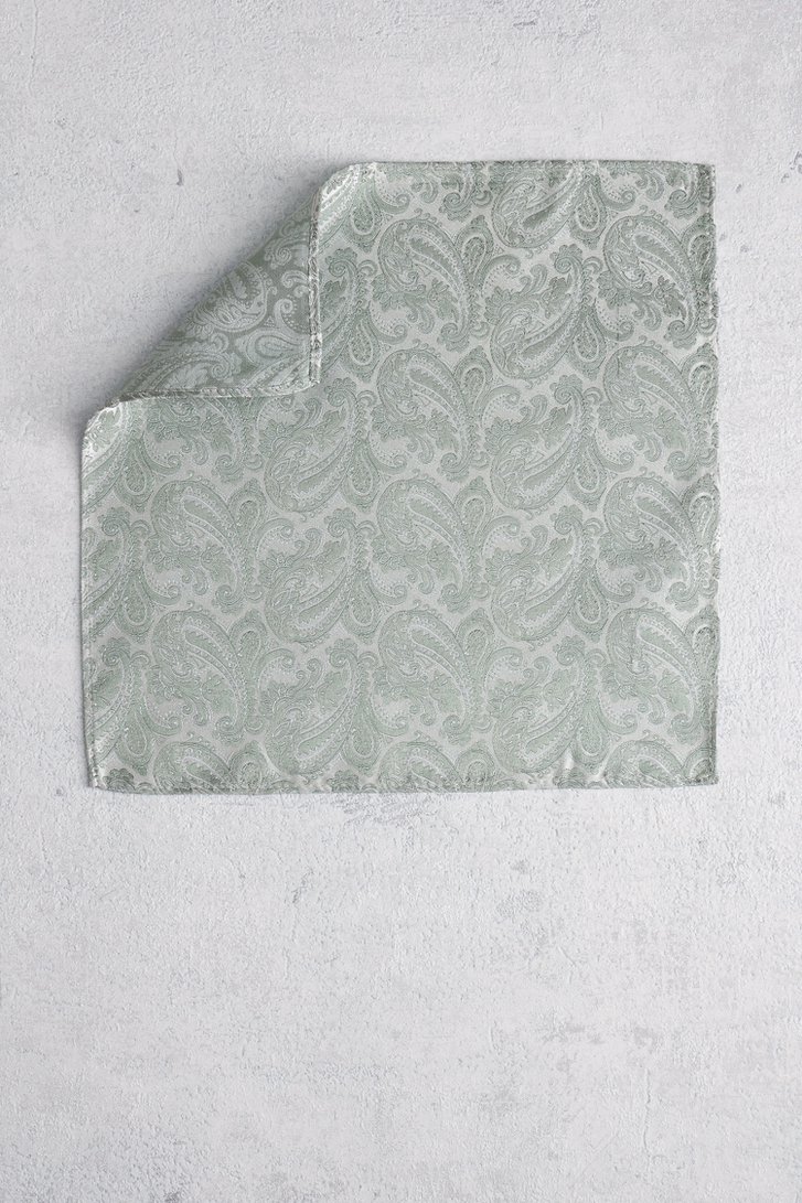 Pochette verte à imprimé paisley de Liberty Island pour Hommes