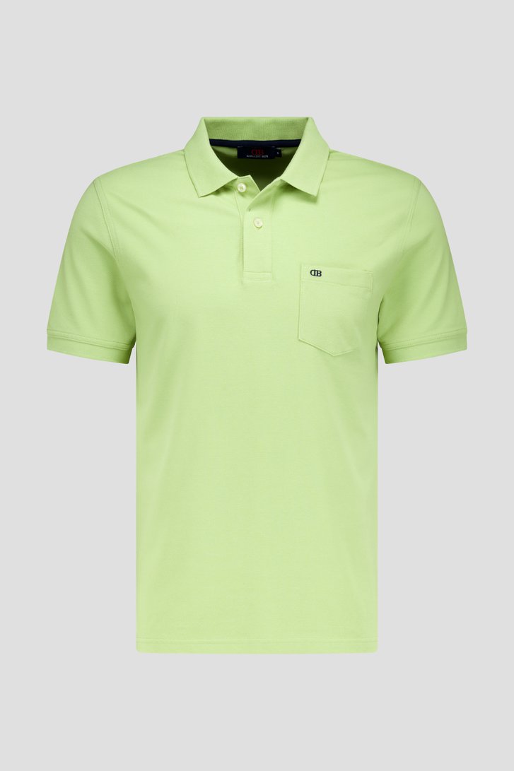 Polo à manches courtes vert clair de Dansaert Blue pour Hommes