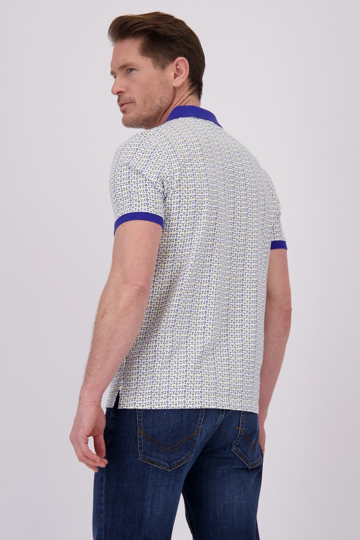 Polo avec imprimé à carreaux de Dansaert Blue pour Hommes