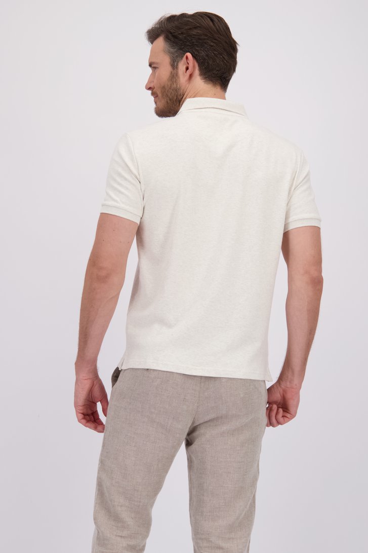 Le dos de Polo beige clair  de Upper East pour Hommes