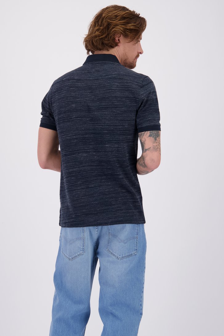 Le dos de Polo beige foncé de Ravøtt pour Hommes