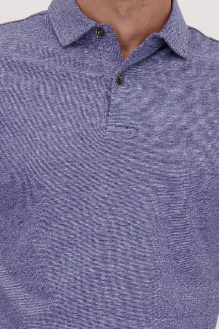 Polo bleu chiné de Upper East pour Hommes