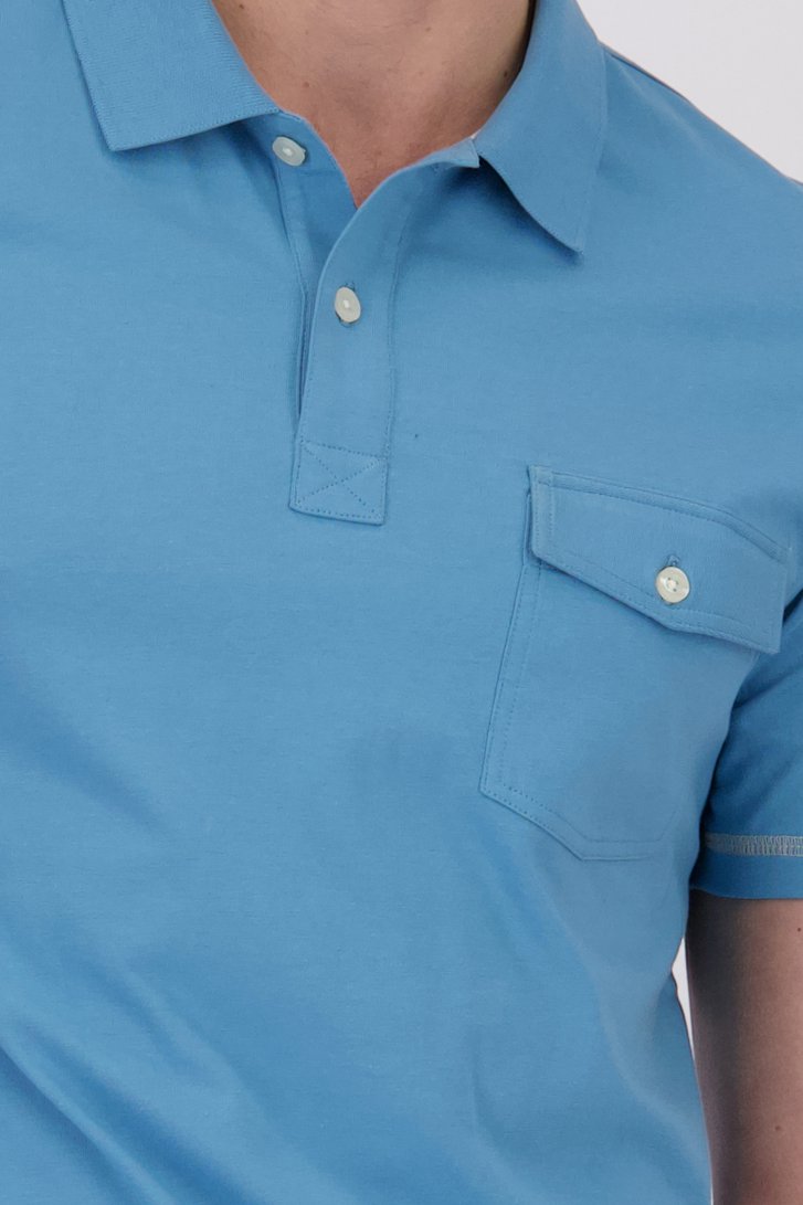 Polo bleu clair de Ravøtt pour Hommes