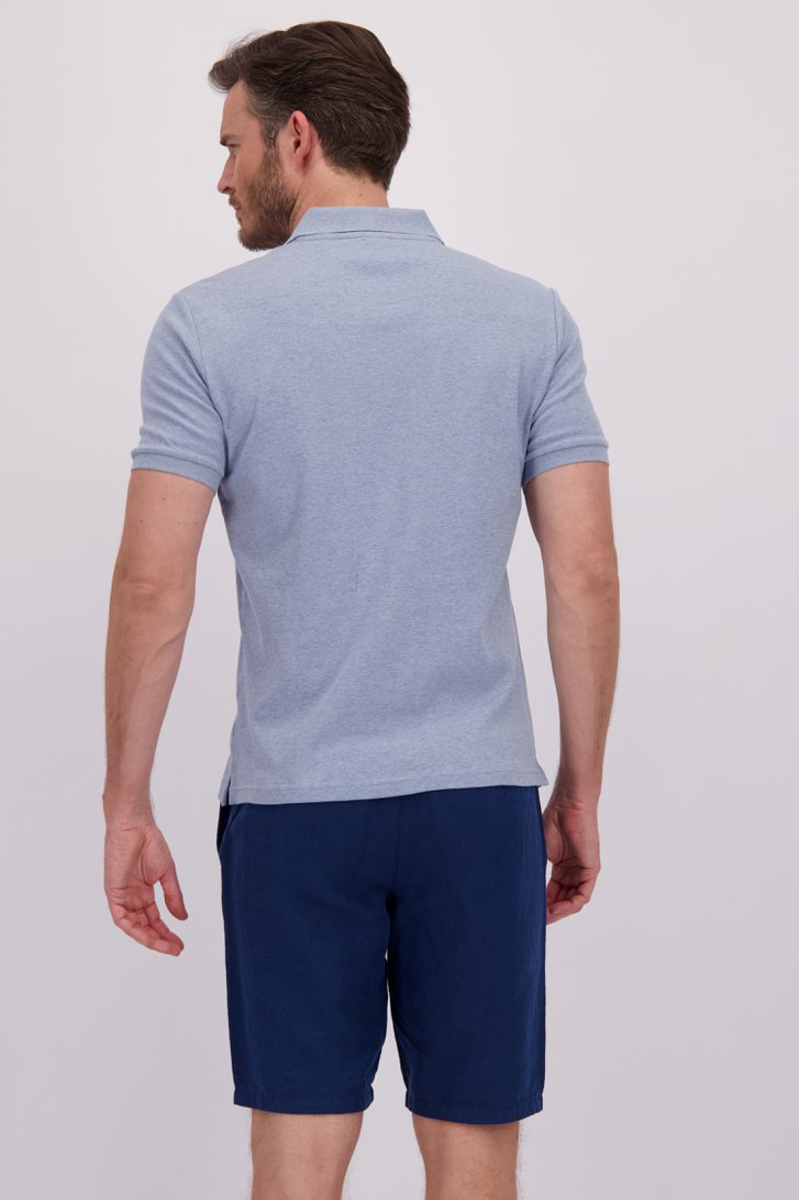 Le dos de Polo bleu clair de Upper East pour Hommes