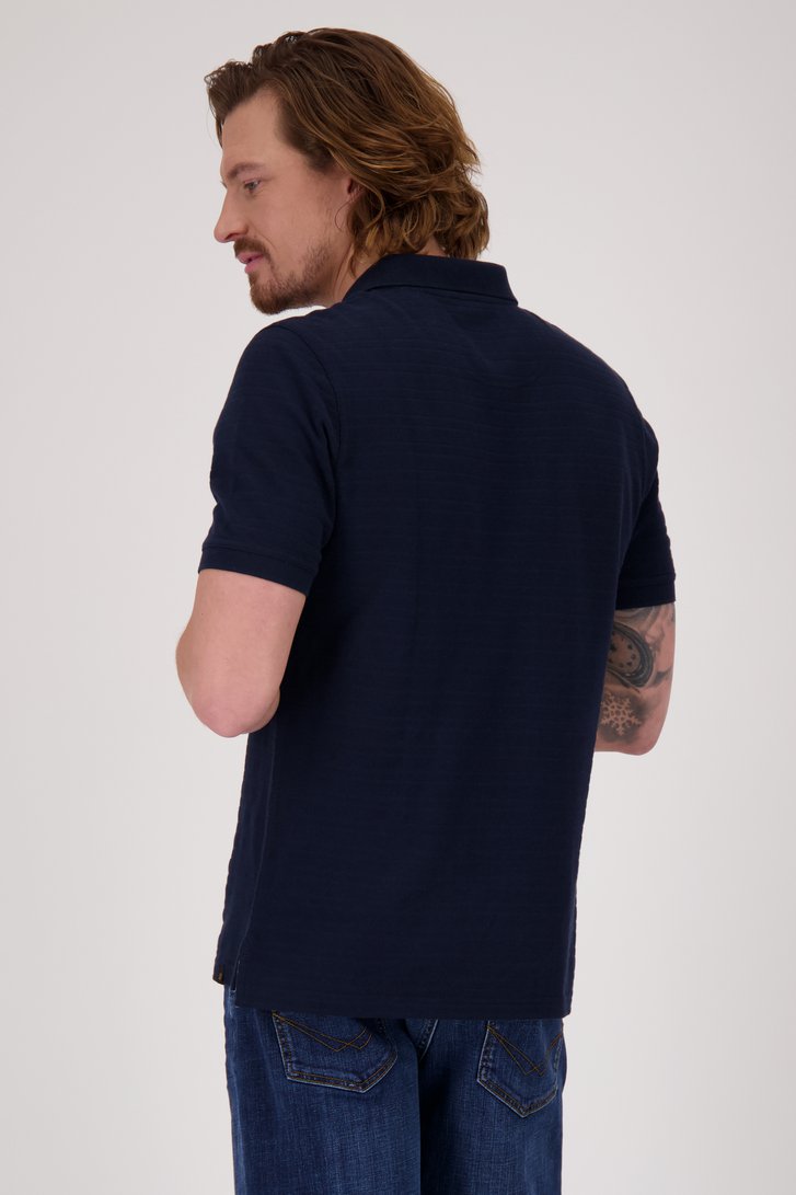 Polo bleu foncé de Ravøtt pour Hommes
