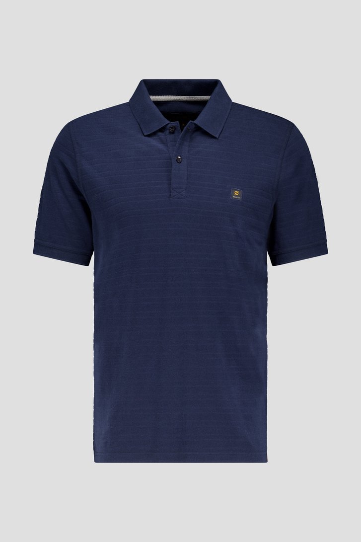 Polo bleu foncé de Ravøtt pour Hommes