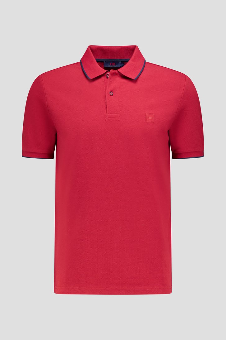 Photo produit 1 de Polo bordeaux à manches courtes de Dansaert Blue pour Hommes