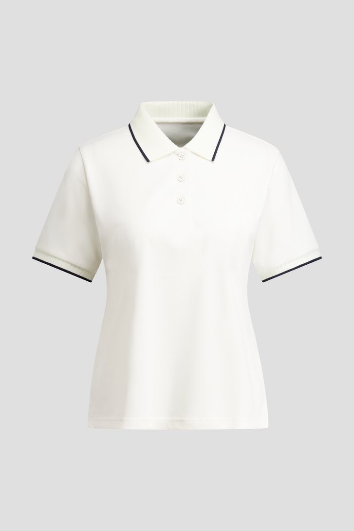 Photo produit 1 de Polo de golf blanc à manches courtes de Dansaert Golf Club pour Femmes