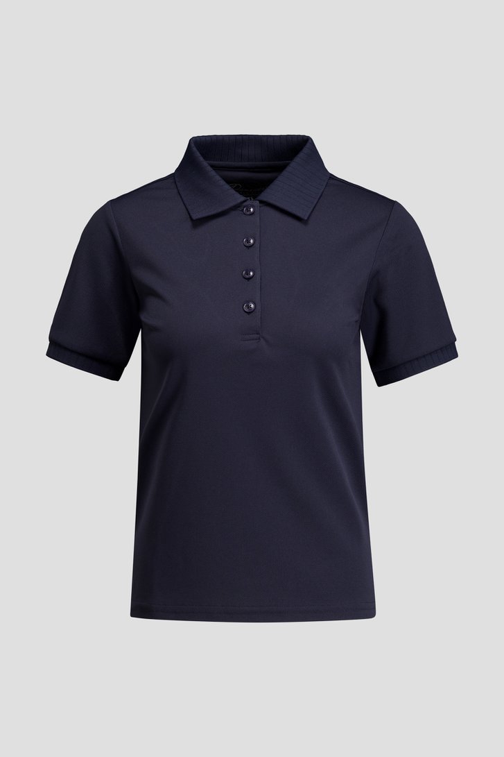 Photo produit 1 de Polo de golf bleu foncé à manches courtes de Dansaert Golf Club pour Femmes