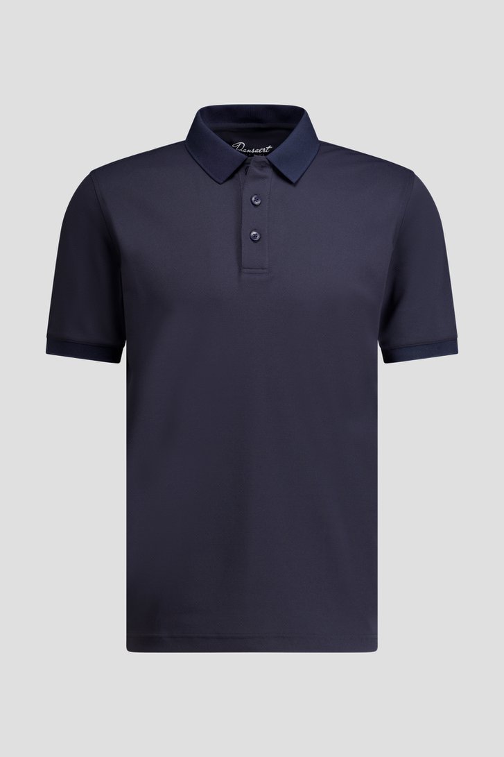 Photo produit 1 de Polo de golf bleu foncé à manches courtes de Dansaert Golf Club pour Hommes