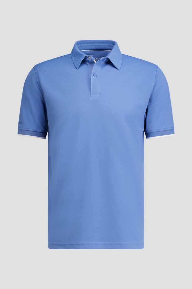 Photo produit 1 de Polo de golf bleue à manches courtes de Dansaert Golf Club pour Hommes