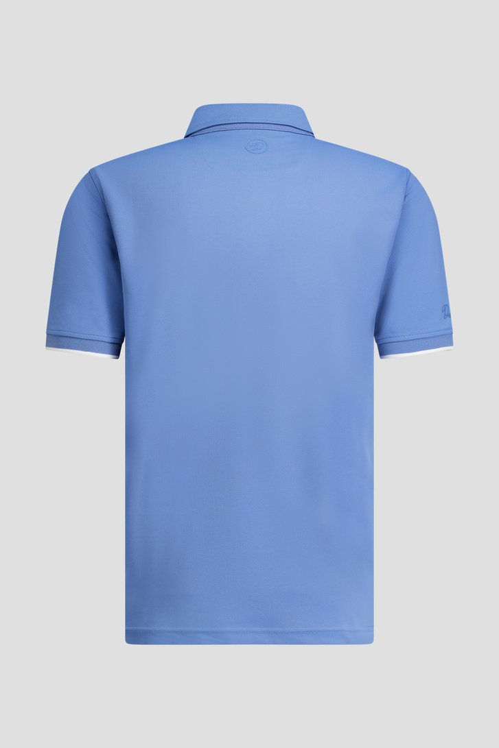 Photo produit 2 de Polo de golf bleue à manches courtes de Dansaert Golf Club pour Hommes