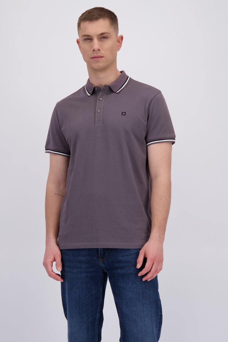 Le devant de Polo marron foncé de Only & Sons pour Hommes