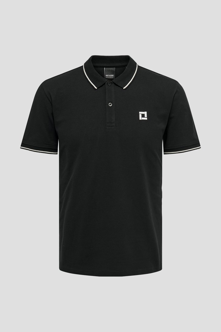 Photo produit 1 de Polo noir de Only & Sons pour Hommes