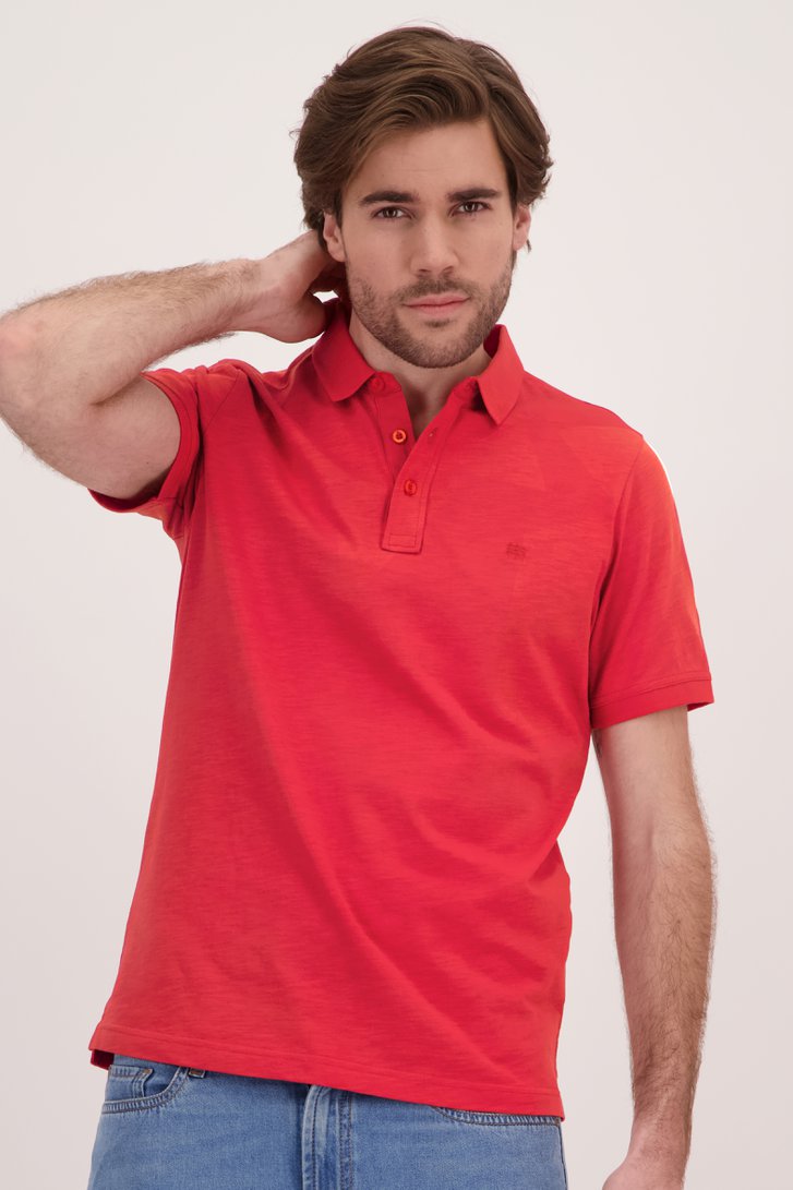 Polo rouge de Ravøtt pour Hommes