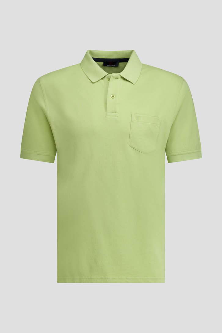 Photo produit 1 de Polo vert clair à manches courtes de Dansaert Blue pour Hommes