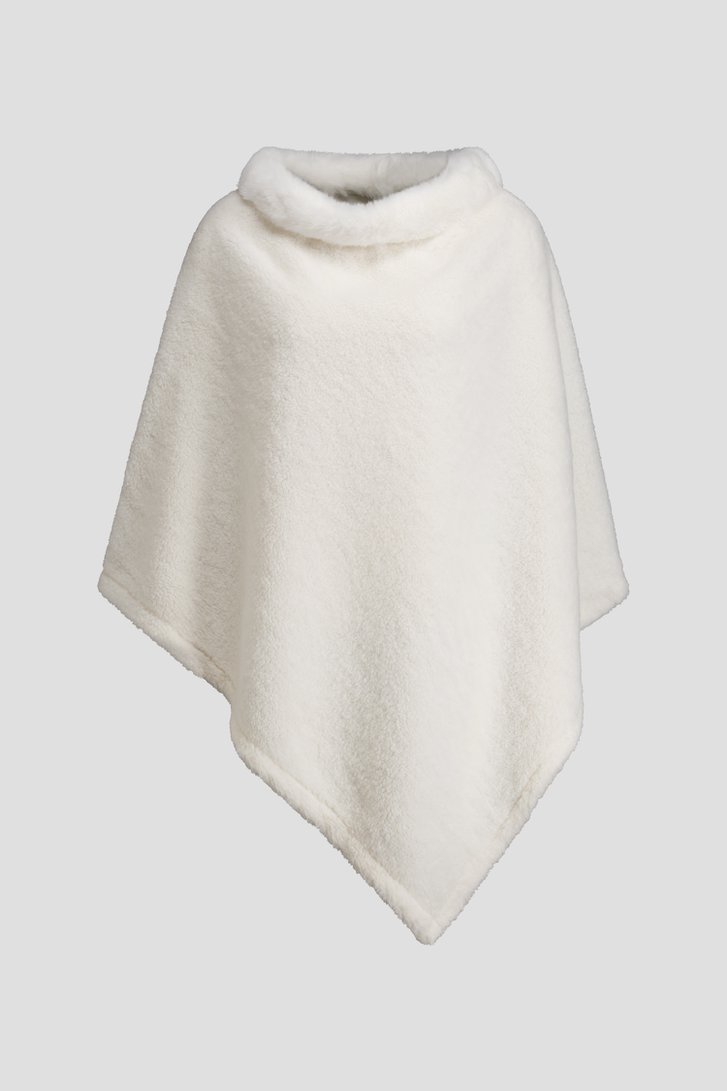 Cape fausse fourrure grise capuche - Accessoire déguisement