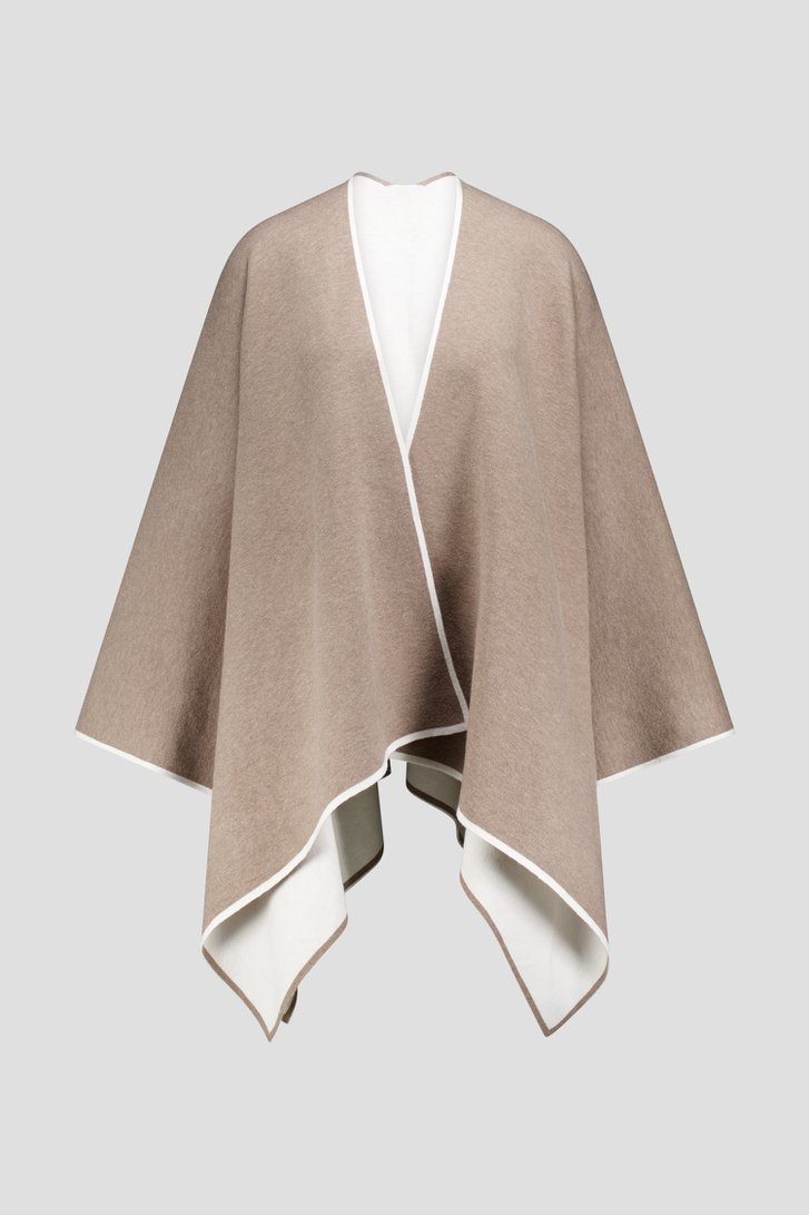 Photo produit 1 de Poncho gris - réversible de D'Auvry pour Femmes