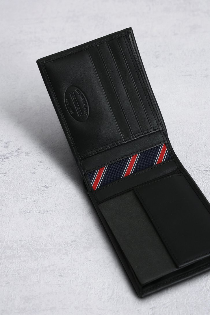 Le dos de Portefeuille en cuir noir de Tommy Hilfiger pour Hommes