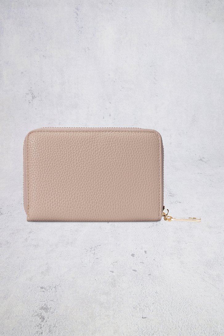 Le dos de Portefeuille taupe de Laurent David pour Femmes