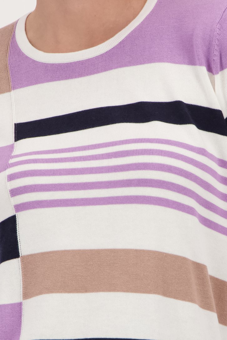 Pull à larges rayures de Signature pour Femmes