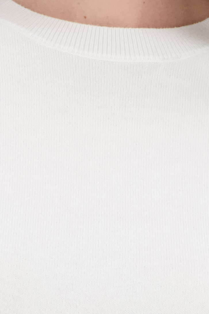 Pull à manches longues écru de Liberty Island pour Femmes