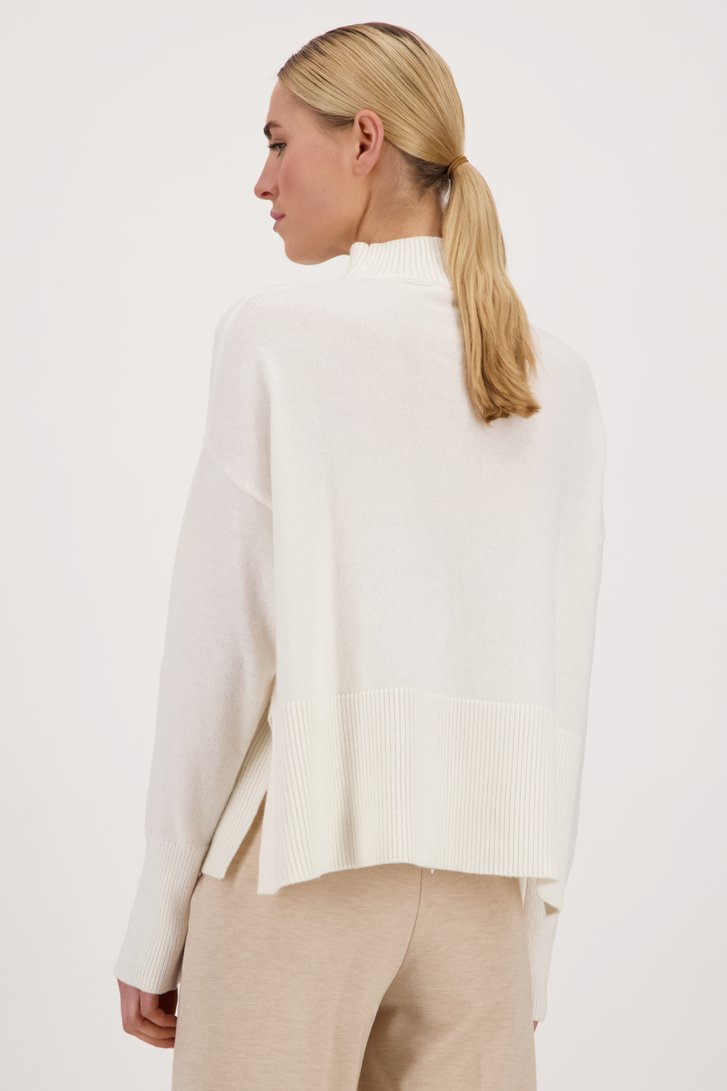 Pull ample écru avec laine de Opus pour Femmes