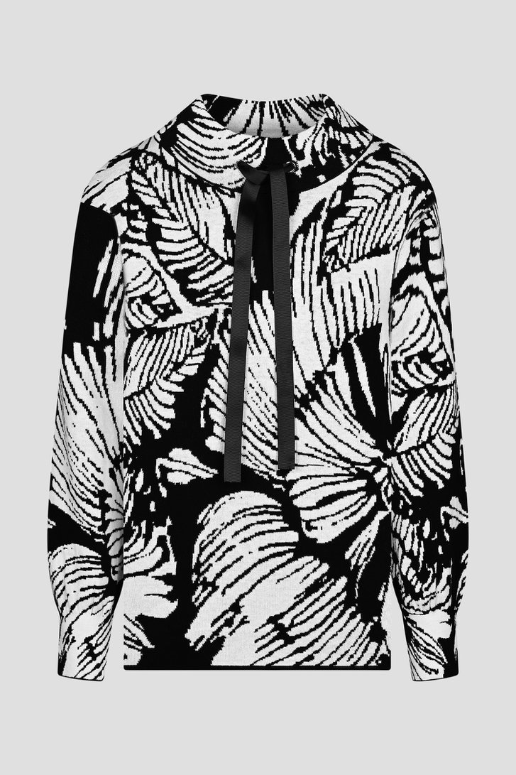Pull avec motif noir et blanc de Bicalla pour Femmes