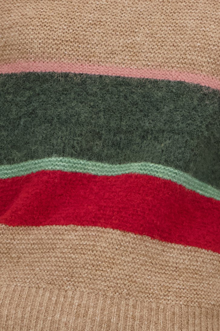 Pull beige à rayures	 de Libelle pour Femmes