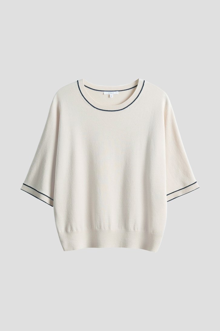 Photo produit 1 de Pull beige avec rayure noire de Opus pour Femmes