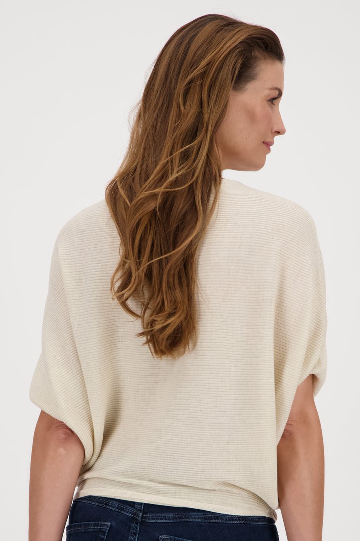 Pull beige clair avec manches chauve-souris de JDY pour Femmes