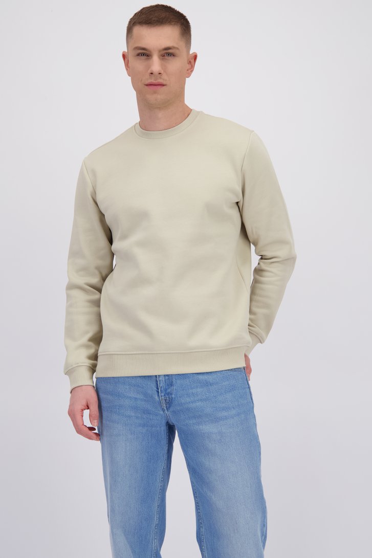 Le devant de Pull beige de Only & Sons pour Hommes