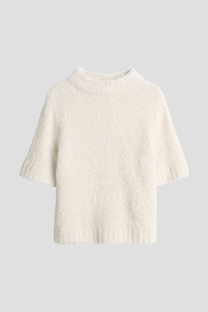 Photo produit 1 de Pull blanc à manches courtes de Opus pour Femmes