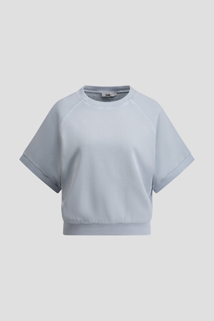 Photo produit 1 de Pull bleu clair à manches courtes de Louise pour Femmes