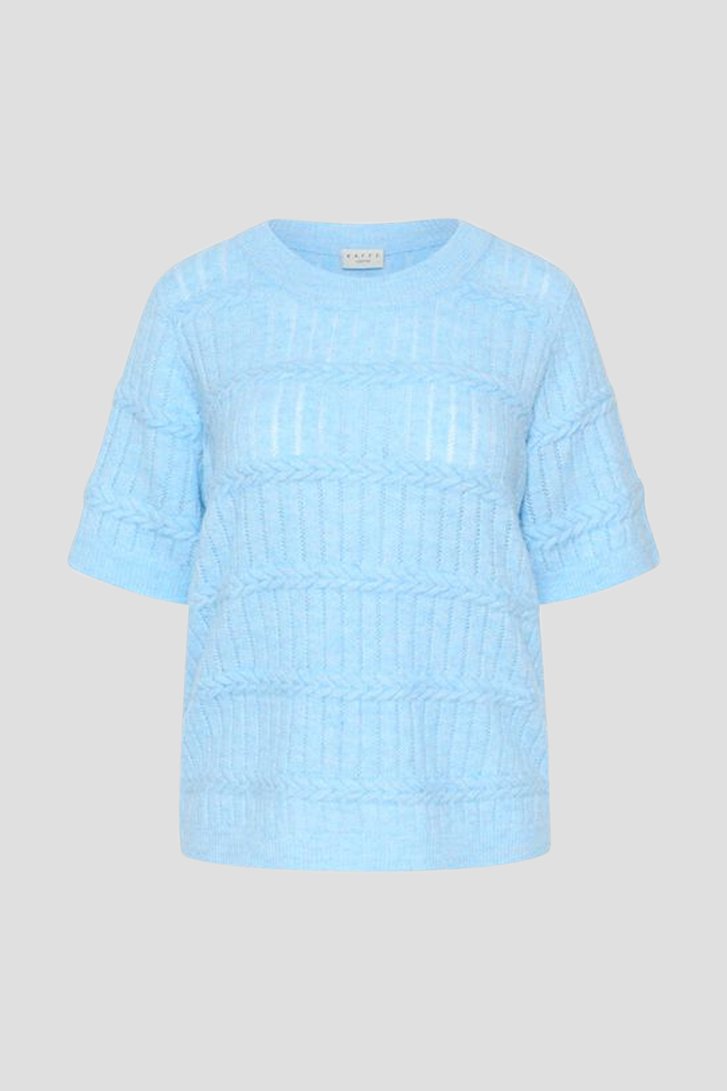 Photo produit 1 de Pull bleu clair  de Kaffe Curve pour Femmes