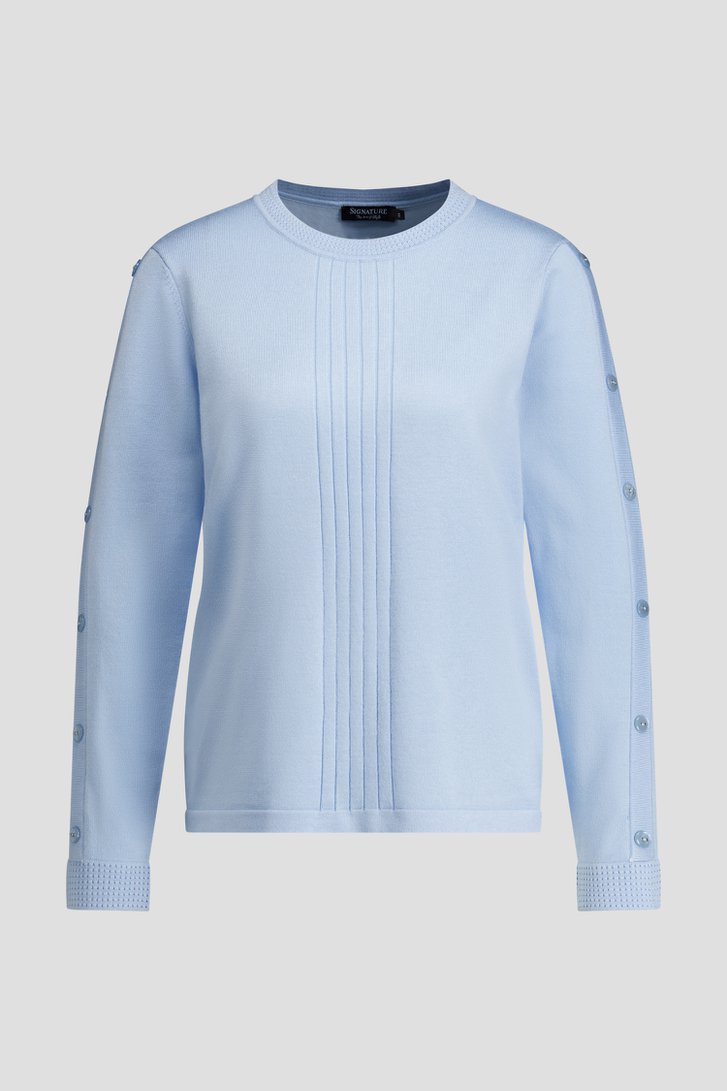 Photo produit 1 de Pull bleu clair de Signature pour Femmes