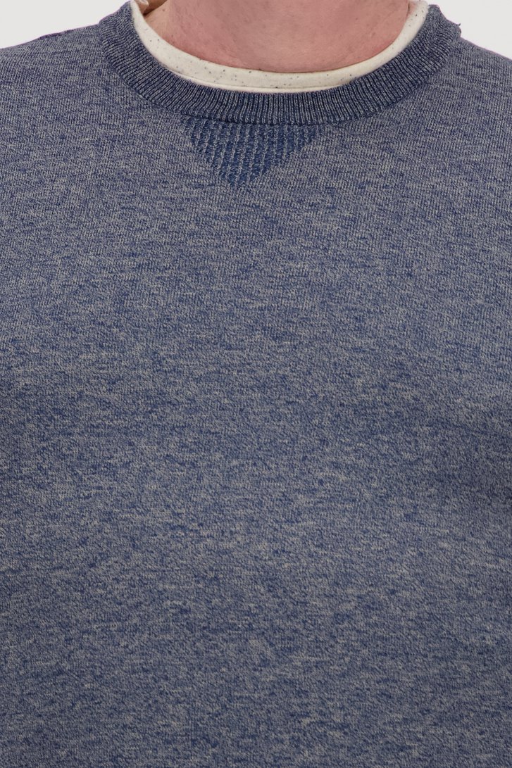 Pull bleu fin	 de Jefferson pour Hommes