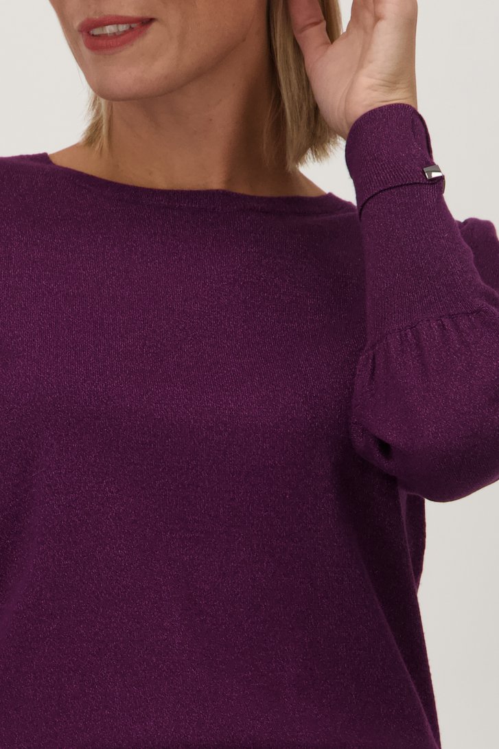 Pull bordeaux pailleté de D'Auvry pour Femmes