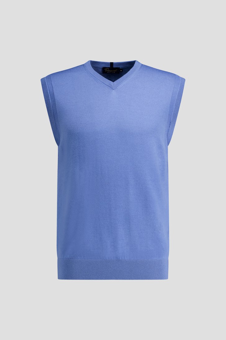 Photo produit 1 de Pull de golf sans manches bleu de Dansaert Golf Club pour Hommes