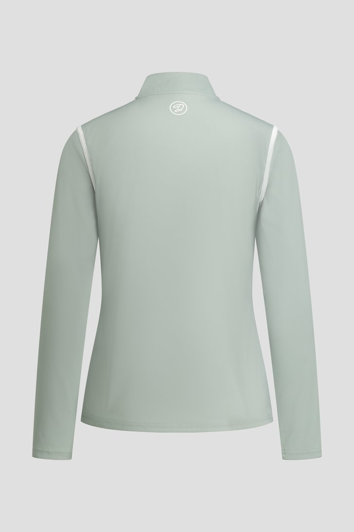 Photo produit 2 de Pull de golf vert à manches longues de Dansaert Golf Club pour Femmes