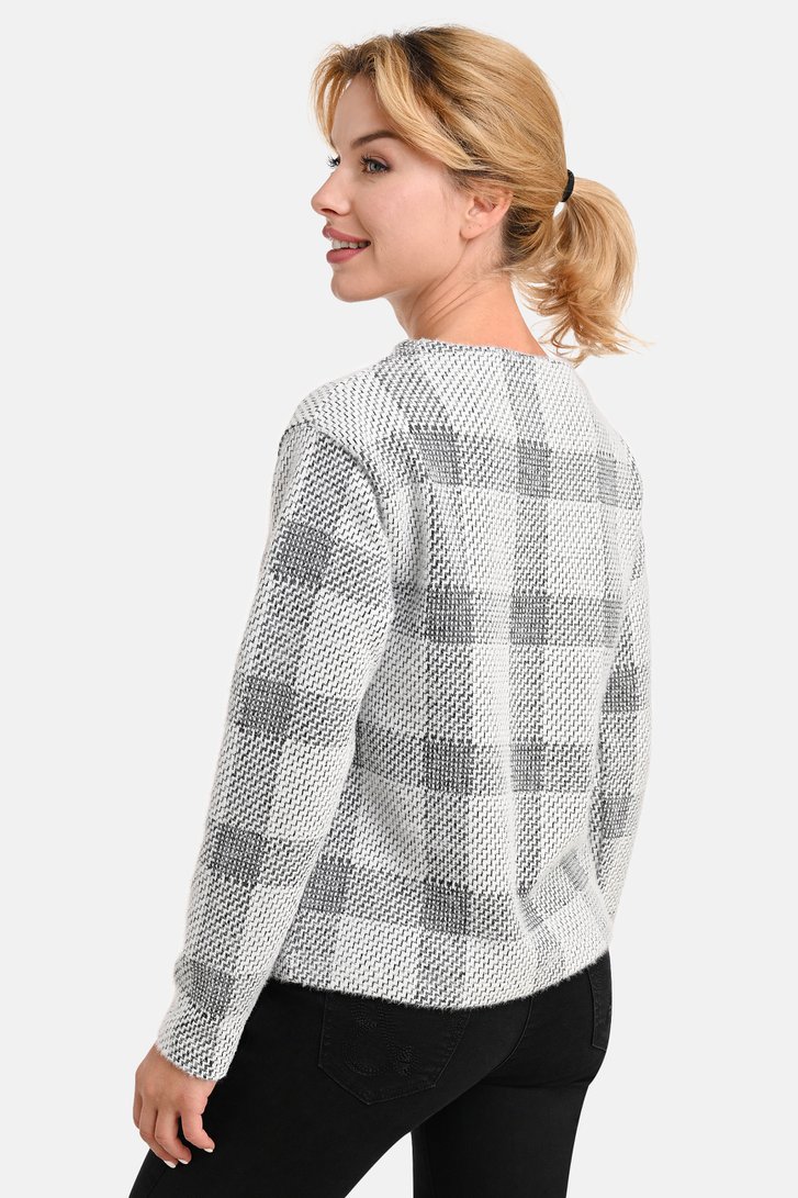 Pull doux à motif fin de Bicalla pour Femmes