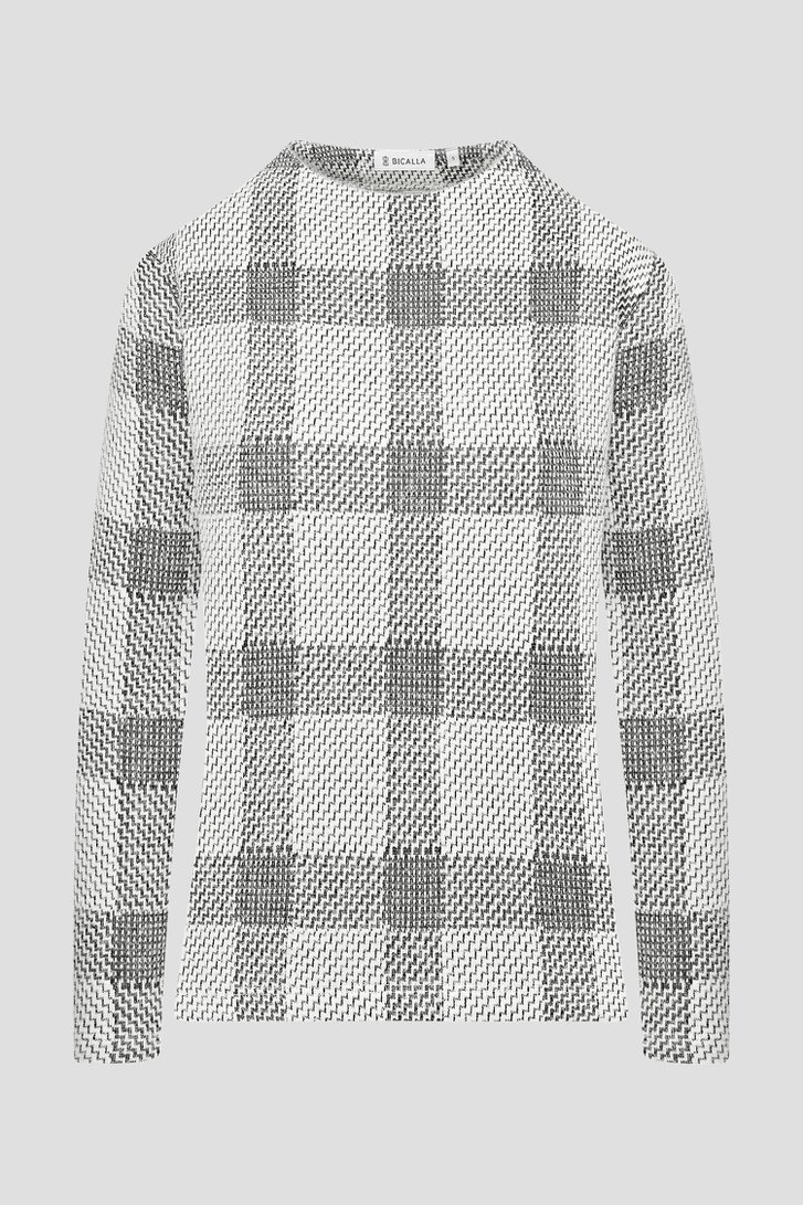 Pull doux à motif fin de Bicalla pour Femmes