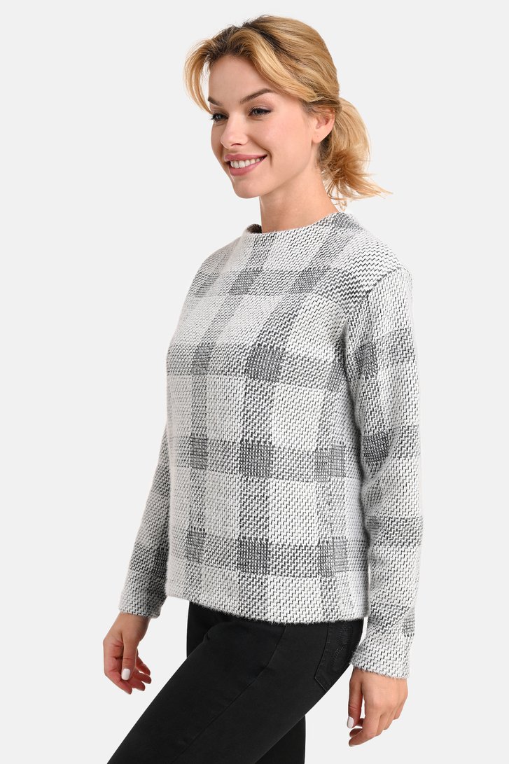 Pull doux à motif fin de Bicalla pour Femmes
