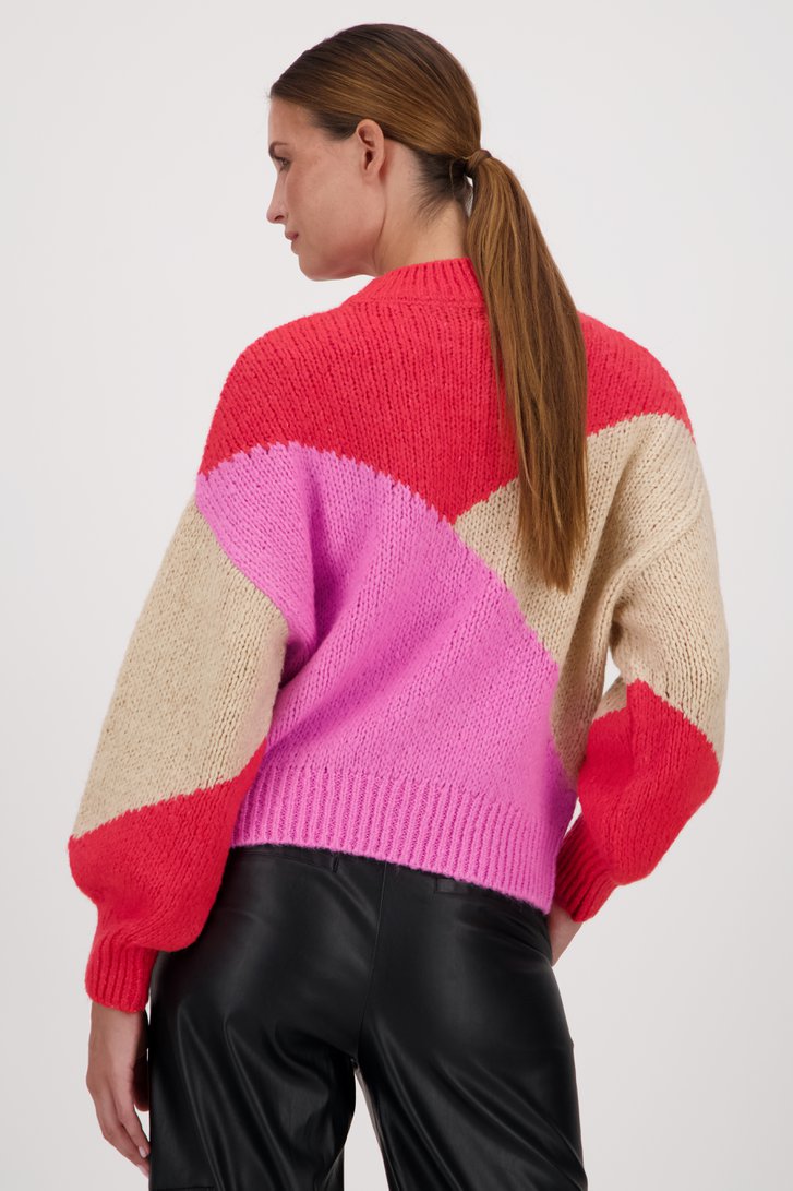 Pull doux avec color block de JDY pour Femmes