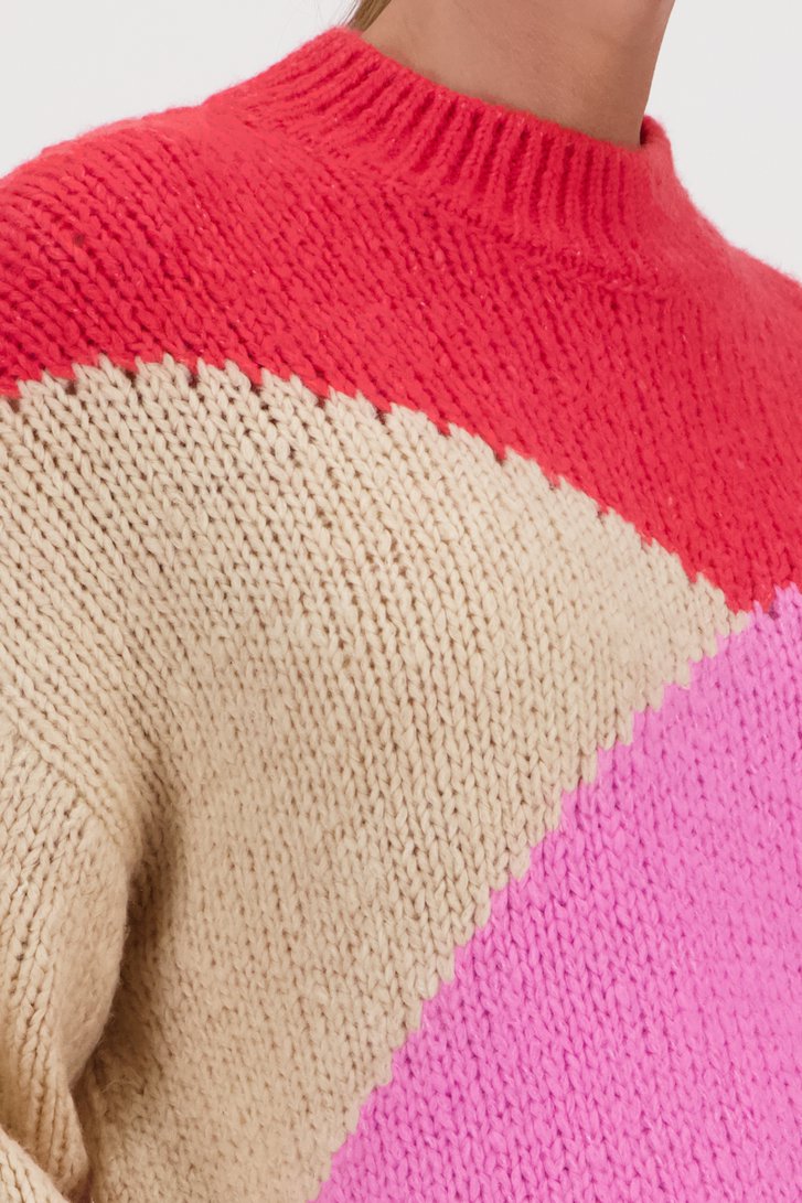 Pull doux avec color block de JDY pour Femmes