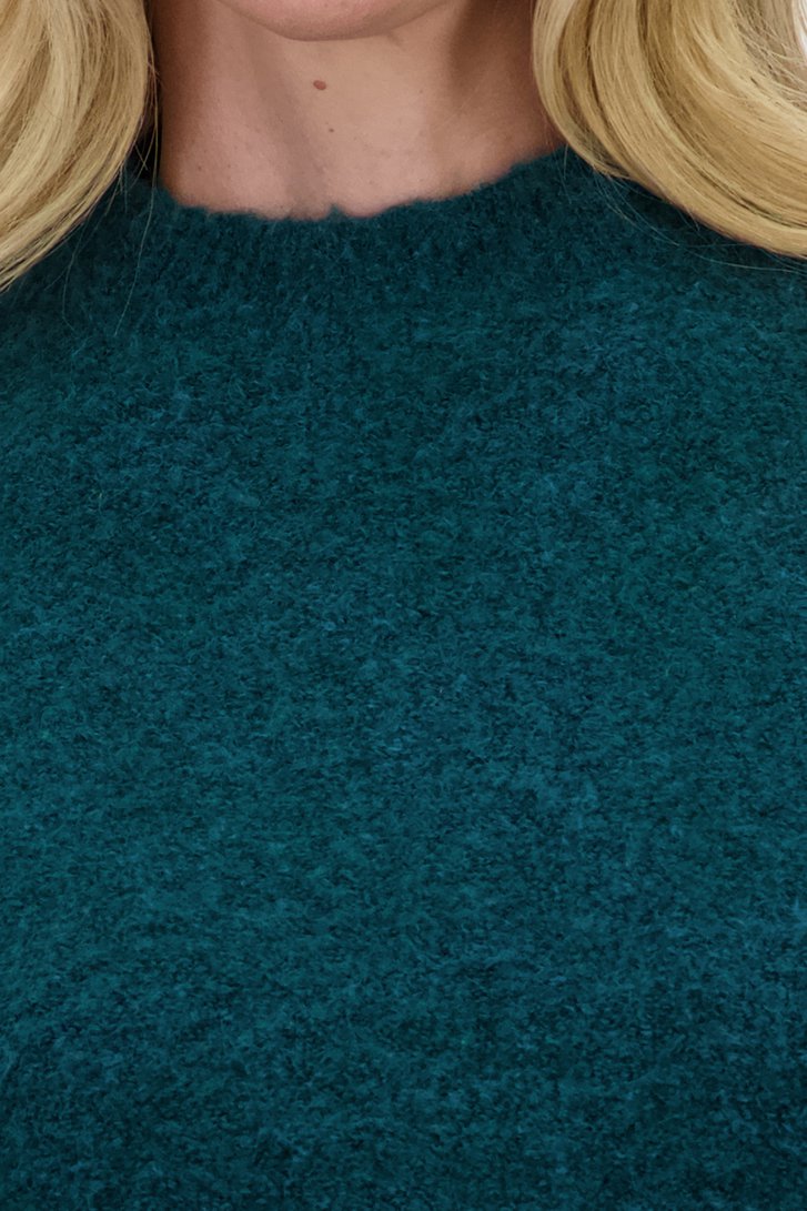 Pull doux bleu-vert	 de Claude Arielle pour Femmes