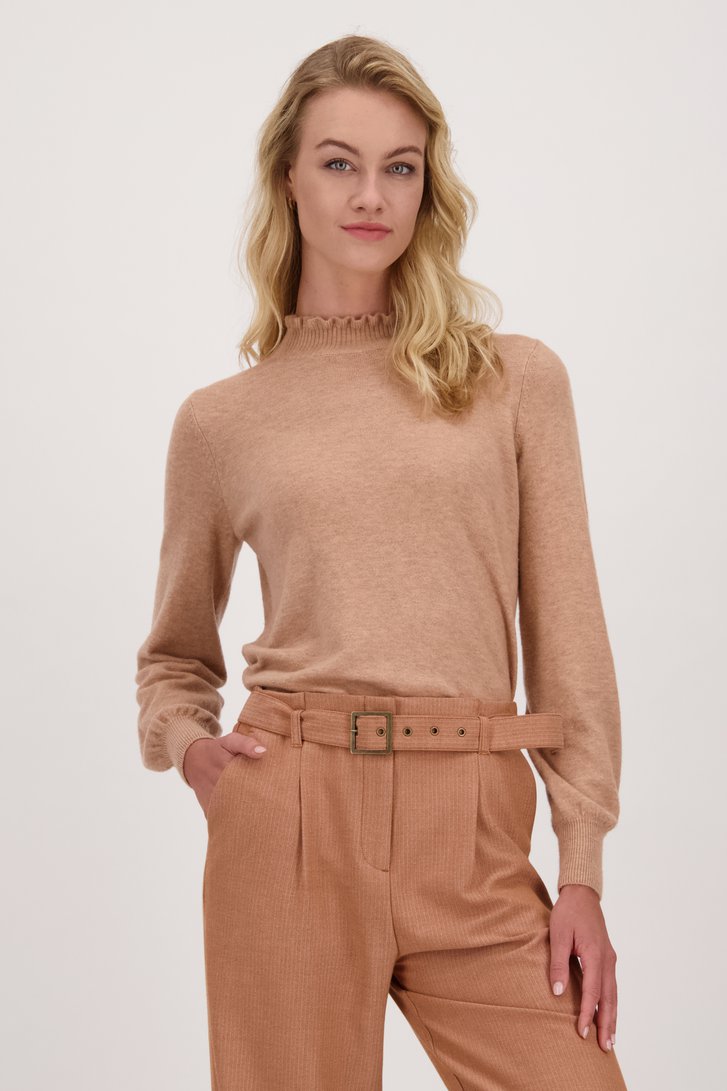 Pull doux en camel de Libelle pour Femmes